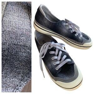 Keen Elsa Iv 1023792 Womens Black Canvas Lace Up Lifestyle Sneakers Shoe Size 10